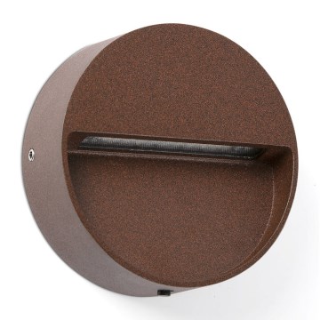 FARO 71962 - LED-Treppenleuchte DUNE LED/3W/230V 2200/2700/3200/4000K IP65 braun rund