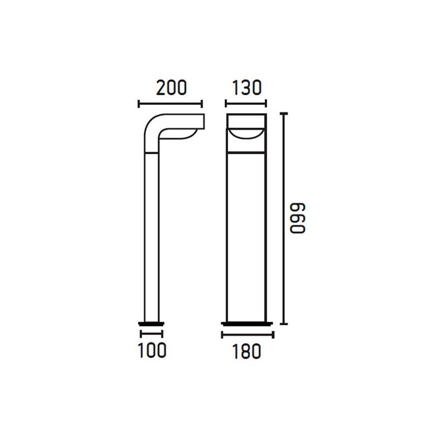 FARO 74411 - Außenlampe KLAMP 1xE27/15W/230V IP44
