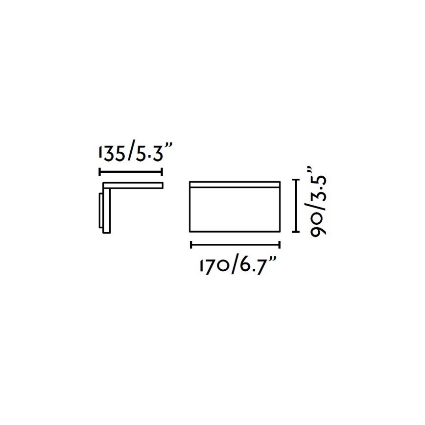 FARO 74419 - LED-Außenwandleuchte ELE LED/6W/230V IP54