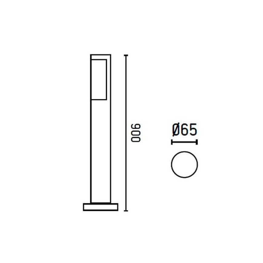 FARO 75523 - LED Außenlampe BERET-1 LED/8W/230V IP54