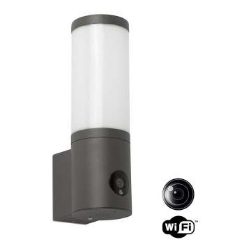 FARO 75701 - LED-Wandleuchte für den Außenbereich mit Kamera ORWEL LED/9W/230V IP54