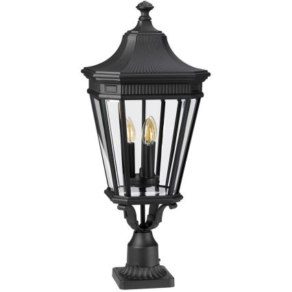 Feiss - Außenlampe COTSWOLD LANE 3xE14/60W/230V IP44 schwarz