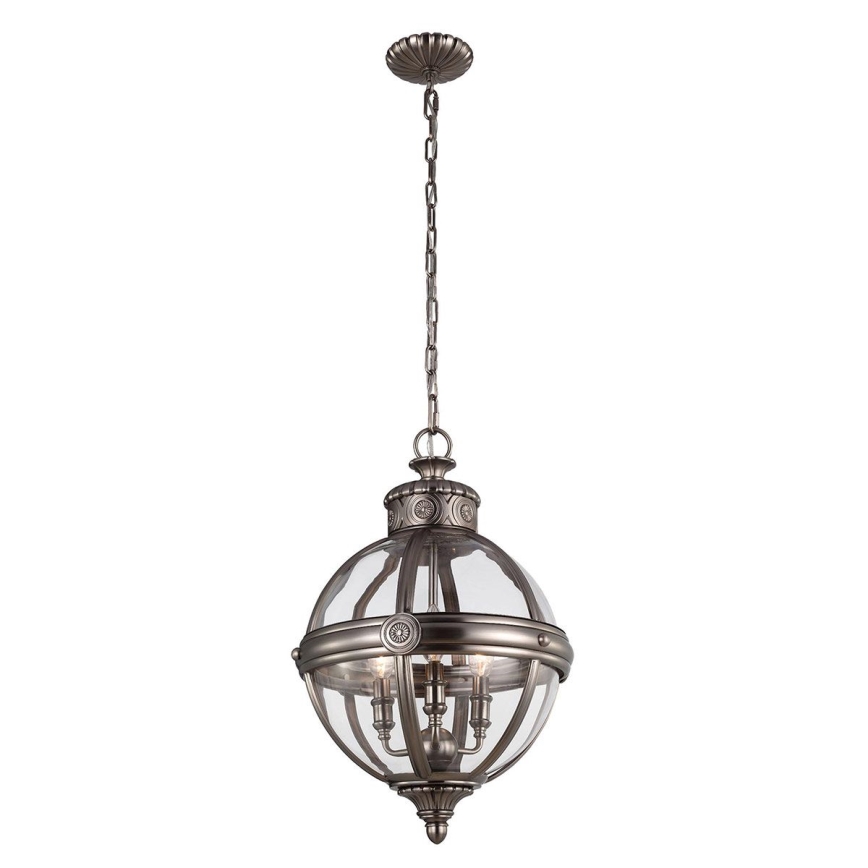 Feiss - Hängeleuchte an Kette ADAMS 3xE14/60W/230V bronzen
