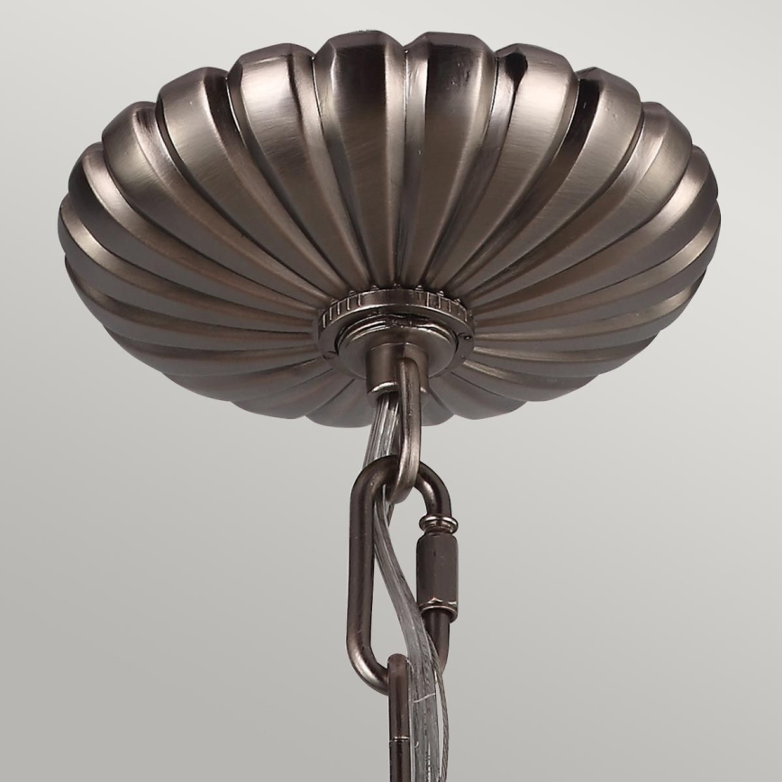 Feiss - Hängeleuchte an Kette ADAMS 3xE14/60W/230V bronzen