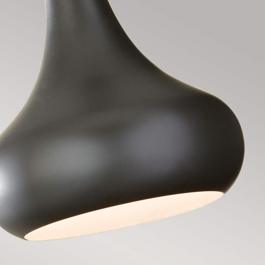 Feiss - Hängeleuchte an Kabel BESO 1xE27/60W/230V Ø 17,9 cm schwarz/kupfer