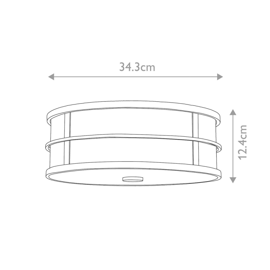 Feiss - Deckenleuchte FUSION 3xE27/40W/230V Ø 34,3 cm gold