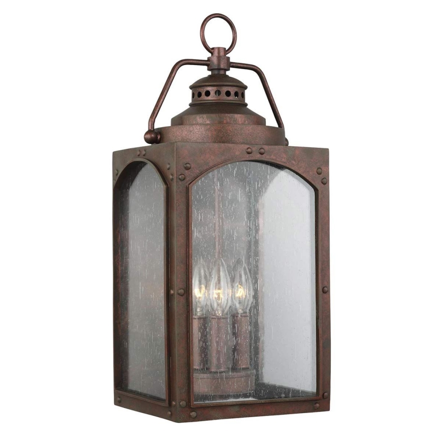Feiss - Outdoor-Wandleuchte RANDHURST 3xE14/40W/230V IP44