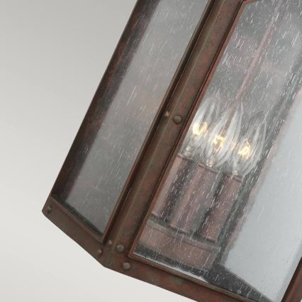 Feiss - Outdoor-Wandleuchte RANDHURST 3xE14/40W/230V IP44