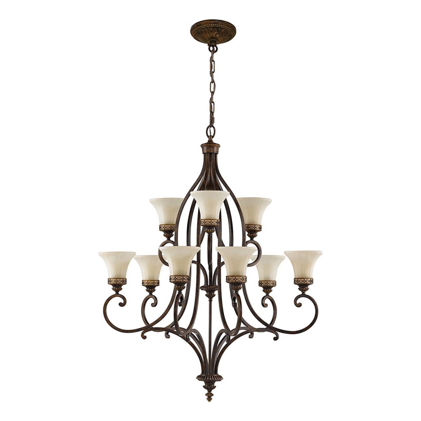 Feiss - Kronleuchter an Kette DRAWING ROOM 9xE27/60W/230V