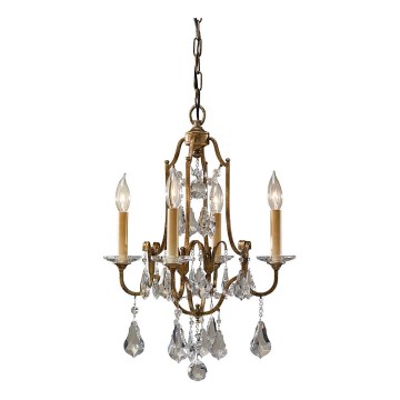 Feiss - Kronleuchter an Kette VALENTINA 4xE14/60W/230V