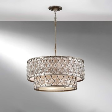 Feiss - Kronleuchter an Stange LUCIA 6xE27/60W/230V