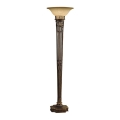Feiss - Stehlampe OPERA 1xE27/100W/230V bronze/beige