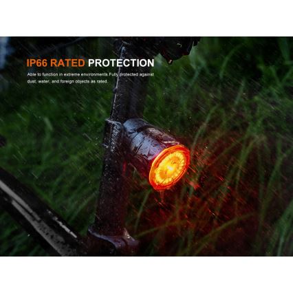 Fenix BC06R - Dimmbares, aufladbares LED-Fahrradlicht LED/USB IP66 90 lm 24,5 h 560 mAh