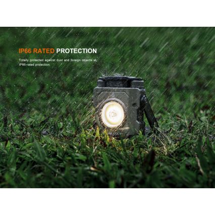 Fenix CL27RGRE - Dimmbare, aufladbare LED-Leuchte LED/USB IP66 1600 glänzend 285 h 5000 mAh