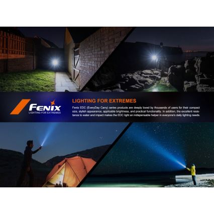 Fenix E18RV20 - LED Wiederaufladbare Taschenlampe LED/USB IP68 1200 lm 200 Std.