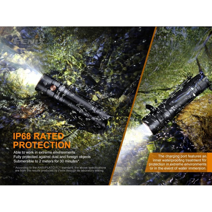 Fenix E28R - LED Wiederaufladbare Taschenlampe LED/2xCR123A IP68