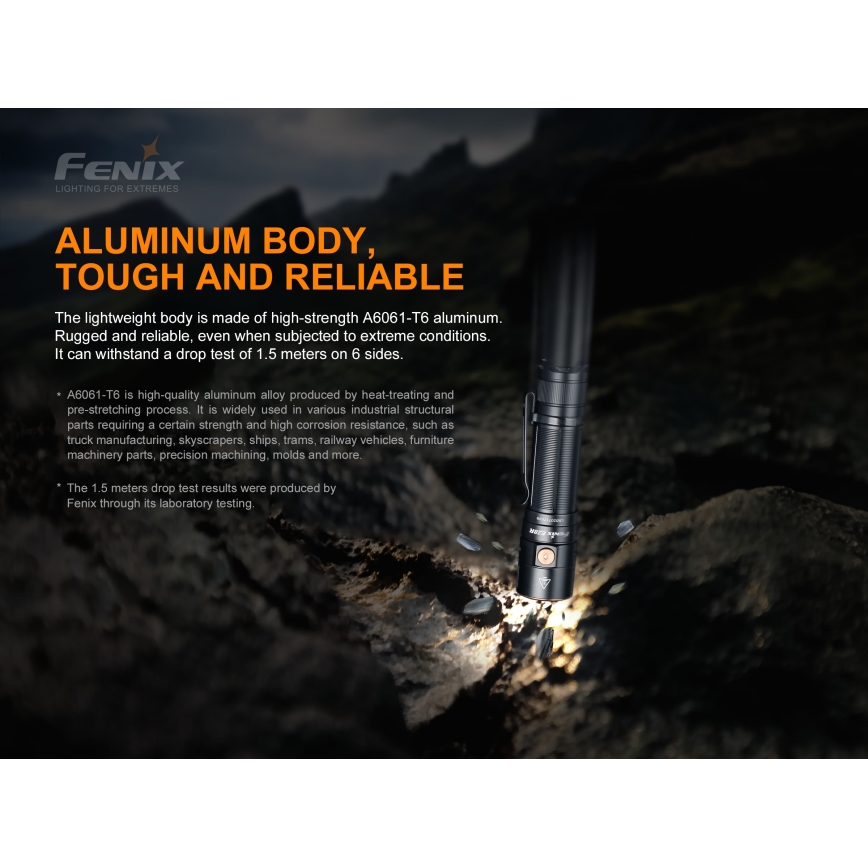 Fenix E28R - LED Wiederaufladbare Taschenlampe LED/2xCR123A IP68