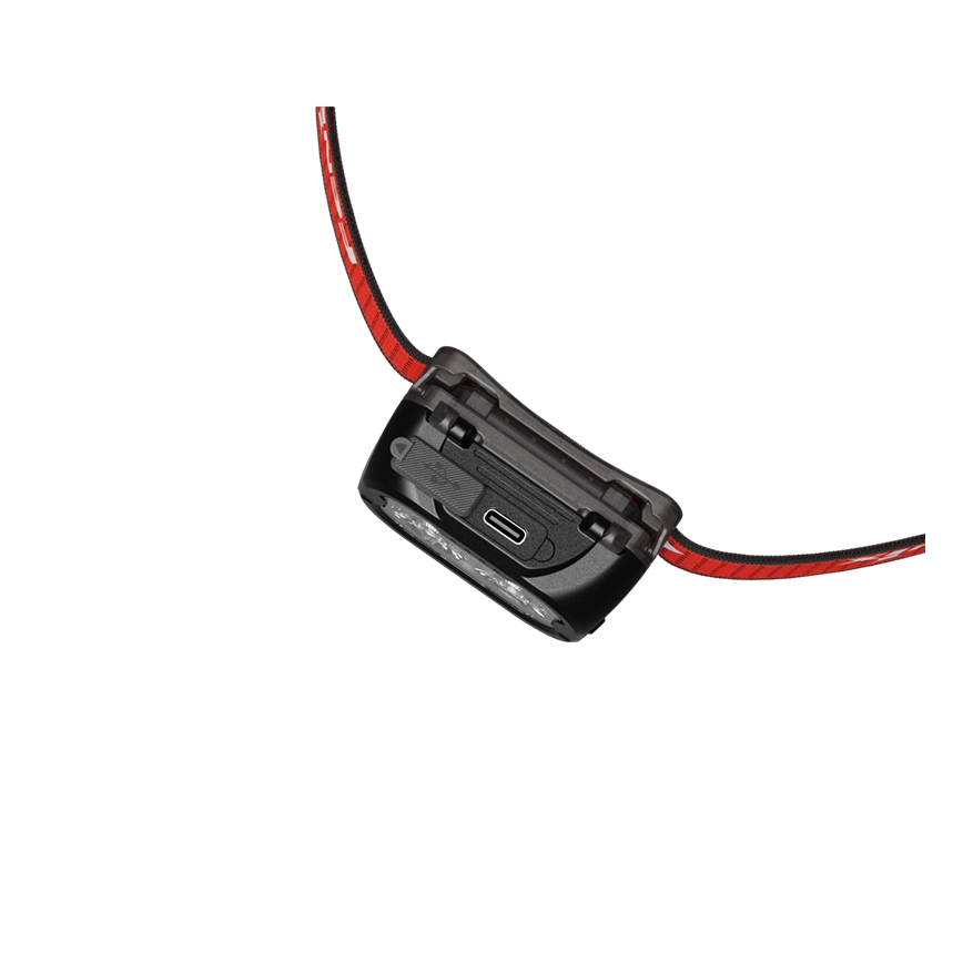 Fenix HL18RTV20BLC - Dimmbare, aufladbare LED-Stirnlampe LED/USB/3xAAA IP66 800 lm 160 h 1900 mAh schwarz/orange