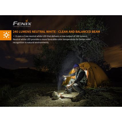 Fenix HM23 - LED-Stirnlampe LED/1xAA IP68