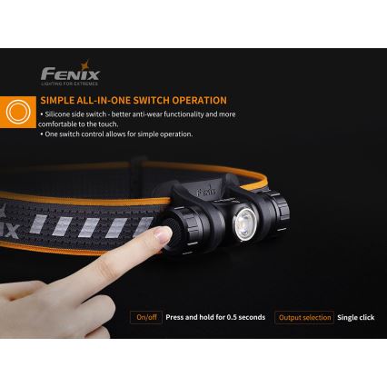 Fenix HM23 - LED-Stirnlampe LED/1xAA IP68