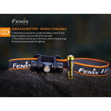 Fenix HM23 - LED-Stirnlampe LED/1xAA IP68