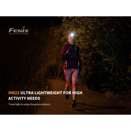 Fenix HM23 - LED-Stirnlampe LED/1xAA IP68