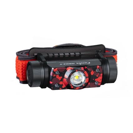 Fenix HM62TMGM - Dimmbare, aufladbare LED-Stirnlampe LED/USB IP68 1200 glänzend 280 h 3400 mAh