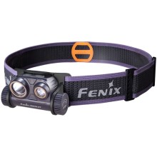 Fenix HM65RDTPRP - Wiederaufladbare LED-Stirnlampe LED/USB IP68 1500 lm 300 h violett/schwarz