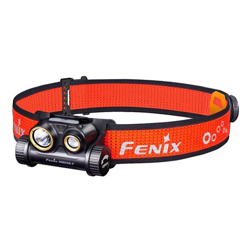Fenix HM65RTRAIL - LED wiederaufladbare Stirnlampe 2xLED/2xCR123A IP68