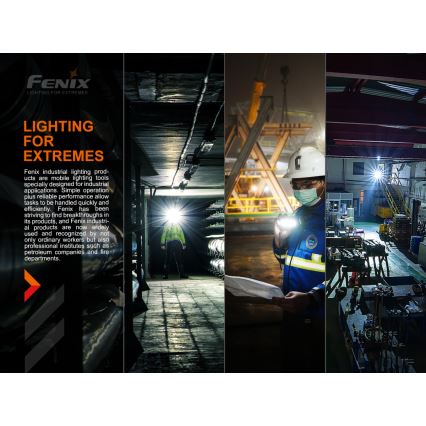 Fenix HM70R - Aufladbare LED-Stirnlampe 4xLED/1x21700 IP68 1600 glänzend 800 h 5000 mAh