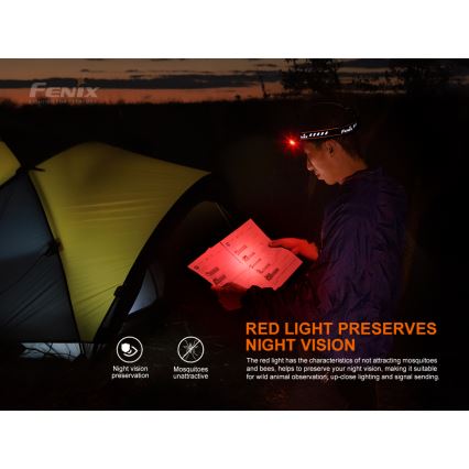 Fenix HM70R - Aufladbare LED-Stirnlampe 4xLED/1x21700 IP68 1600 glänzend 800 h 5000 mAh