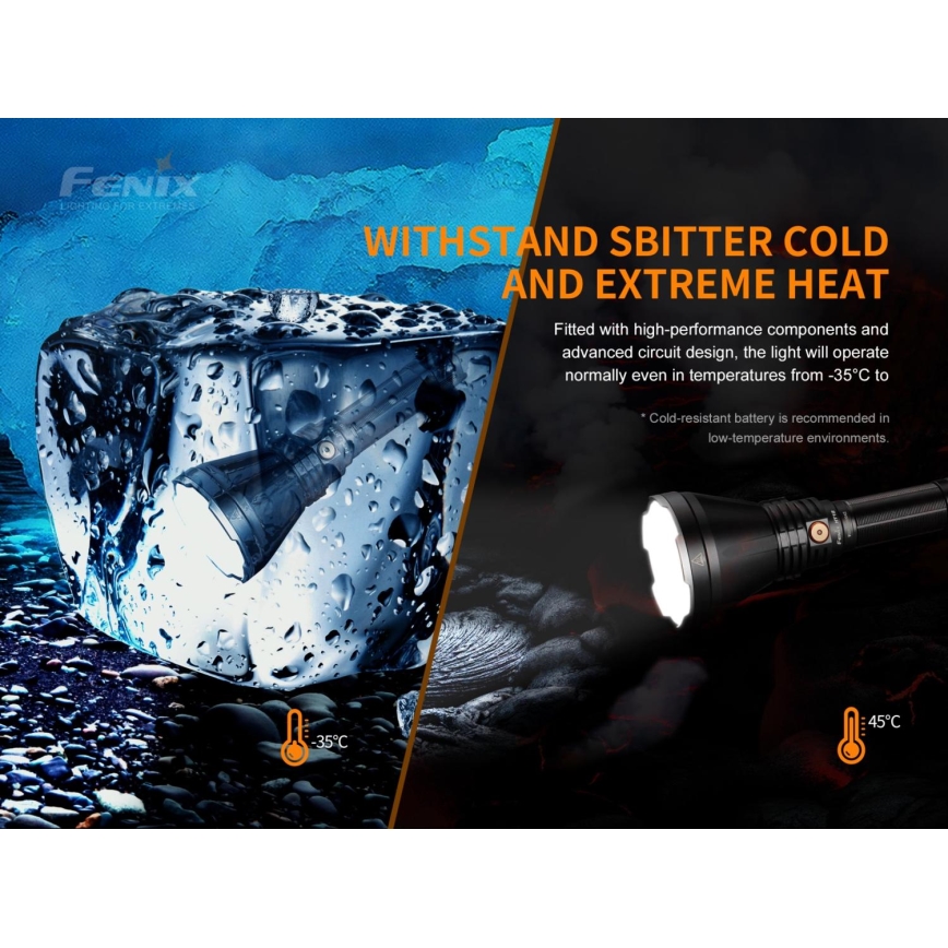 Fenix HT18SFT40 - LED Dimmbar wiederaufladbare Taschenlampe LED/1x21700 IP68 1500 lm 61 h