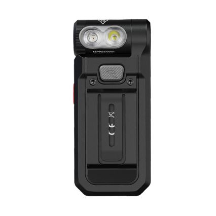 Fenix SW05RREDBLC - Dimmbare, aufladbare LED-Taschenlampe LED/USB IPX6 150 lm 49 h 700 mAh schwarz
