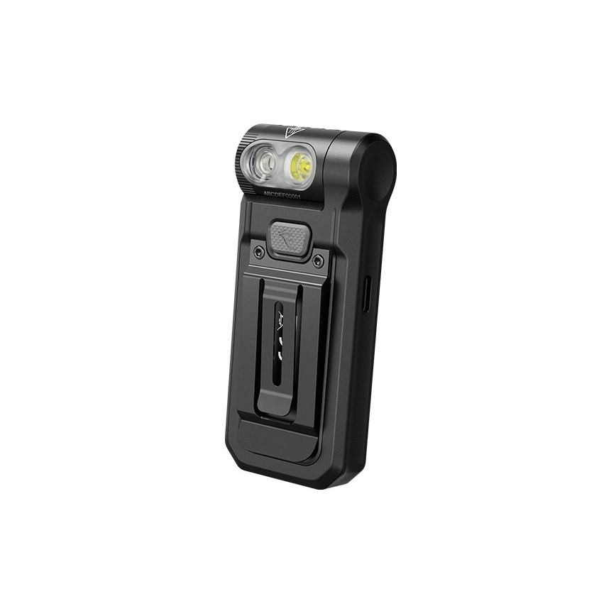 Fenix SW05RREDBLC - Dimmbare, aufladbare LED-Taschenlampe LED/USB IPX6 150 lm 49 h 700 mAh schwarz
