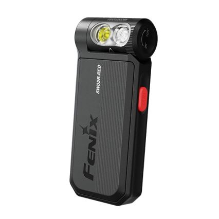 Fenix SW05RREDBLC - Dimmbare, aufladbare LED-Taschenlampe LED/USB IPX6 150 lm 49 h 700 mAh schwarz