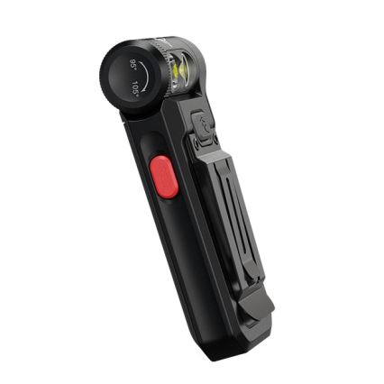 Fenix SW05RREDBLC - Dimmbare, aufladbare LED-Taschenlampe LED/USB IPX6 150 lm 49 h 700 mAh schwarz