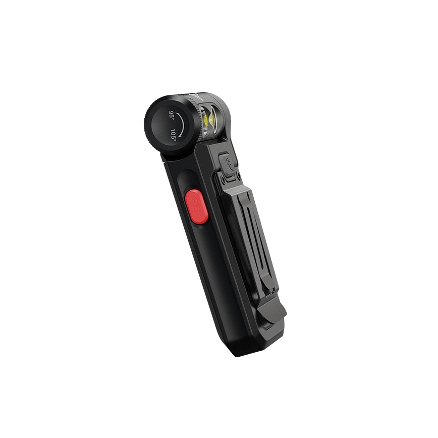 Fenix SW05RREDBLC - Dimmbare, aufladbare LED-Taschenlampe LED/USB IPX6 150 lm 49 h 700 mAh schwarz