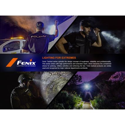 Fenix SW05RUVBLC - Dimmbare, aufladbare LED-Taschenlampe LED/USB IPX6 150 lm 49 h 700 mAh schwarz
