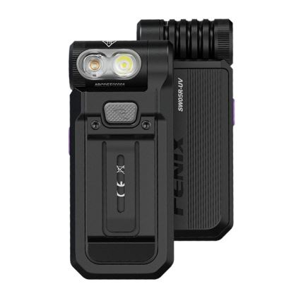 Fenix SW05RUVBLC - Dimmbare, aufladbare LED-Taschenlampe LED/USB IPX6 150 lm 49 h 700 mAh schwarz