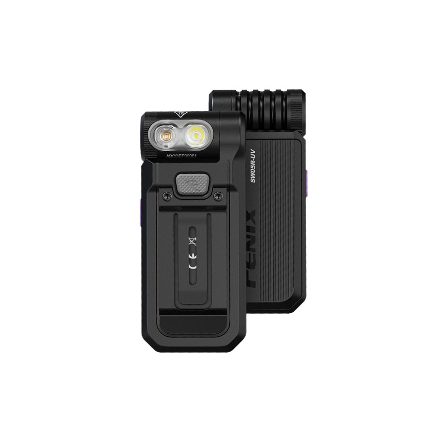 Fenix SW05RUVBLC - Dimmbare, aufladbare LED-Taschenlampe LED/USB IPX6 150 lm 49 h 700 mAh schwarz