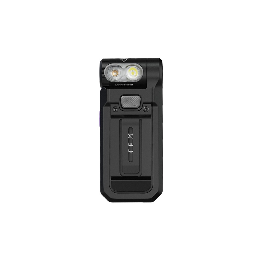 Fenix SW05RUVBLC - Dimmbare, aufladbare LED-Taschenlampe LED/USB IPX6 150 lm 49 h 700 mAh schwarz
