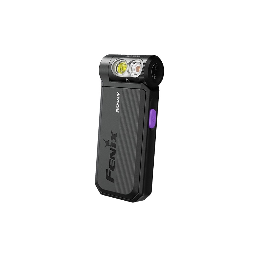 Fenix SW05RUVBLC - Dimmbare, aufladbare LED-Taschenlampe LED/USB IPX6 150 lm 49 h 700 mAh schwarz
