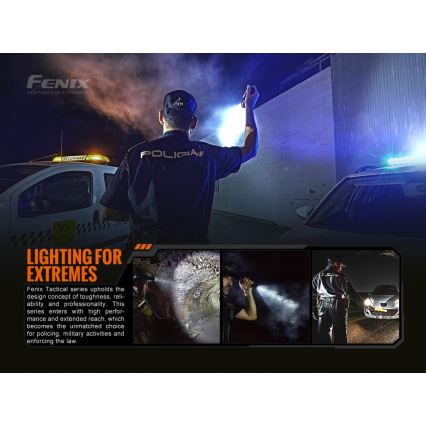 Fenix TK20RV20 - Taktische wiederaufladbare LED-Taschenlampe LED/USB IP68 3000 lm 48 Std