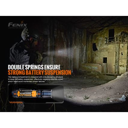 Fenix TK20RV20 - Taktische wiederaufladbare LED-Taschenlampe LED/USB IP68 3000 lm 48 Std