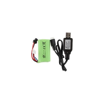 Ferngesteuerter RC-Buggy 7,4V/500 mAh, blau/orange