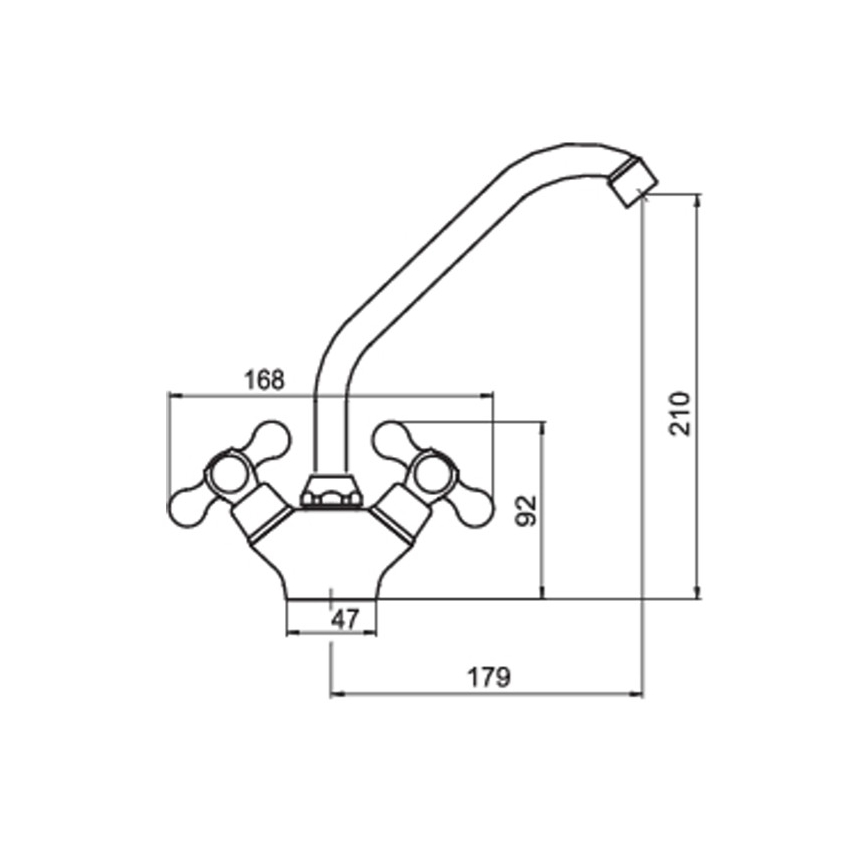 FERRO - Küchenarmatur ANTICA Bronze