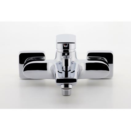 FERRO - Wannenarmatur ALGEO SQUARE glänzender Chrom