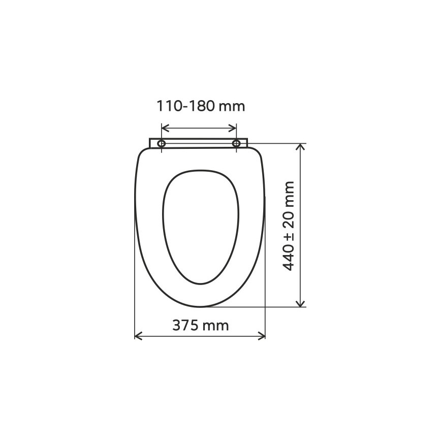 FERRO - WC-Sitz MDF/Birken-Dekor
