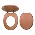 FERRO - WC-Sitz MDF/Buche-Dekor