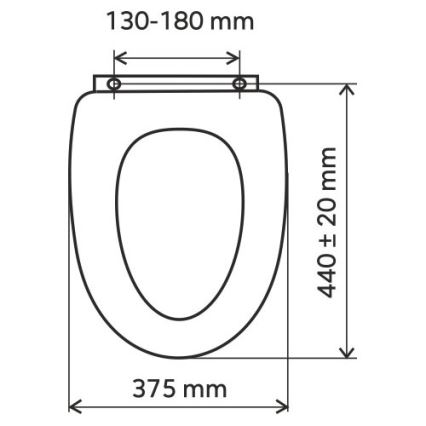 FERRO - WC-Sitz SoftClose MDF/weiß